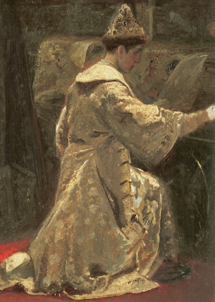 Tsar Alexei Mikhailovich, 1886 av Alexander Dimitrievitch Litovtchenko