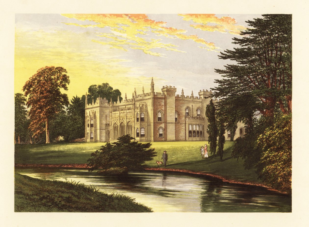 Arbury, Warwickshire, England. av Alexander Francis (after) Lydon