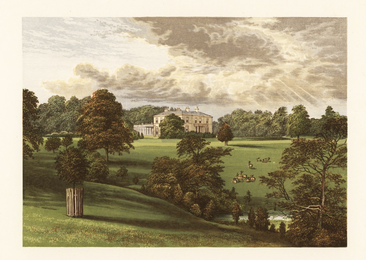 Ashcombe Park, Staffordshire, England. av Alexander Francis (after) Lydon