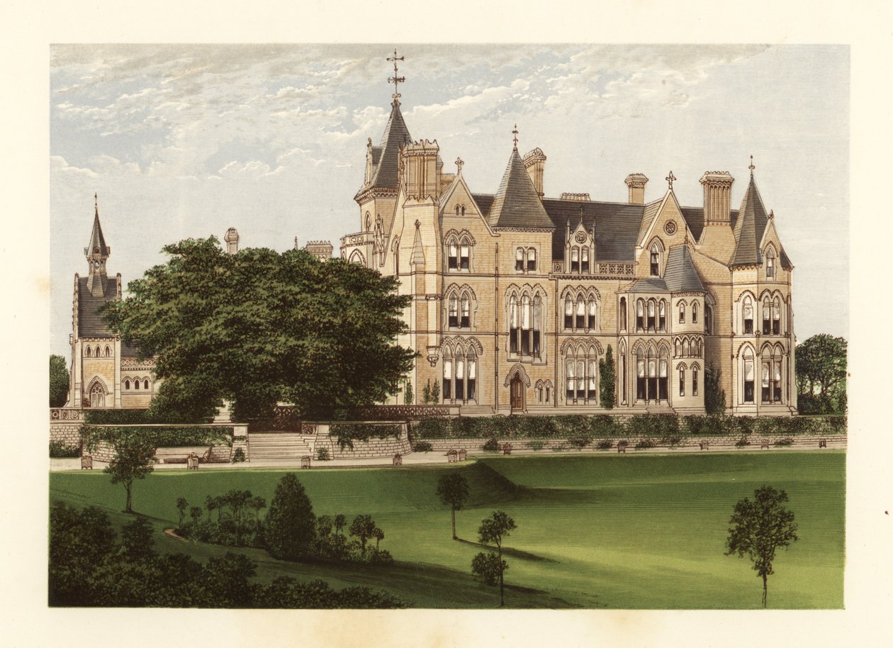 Bestwood Lodge., Nottinghamshire, England. av Alexander Francis (after) Lydon