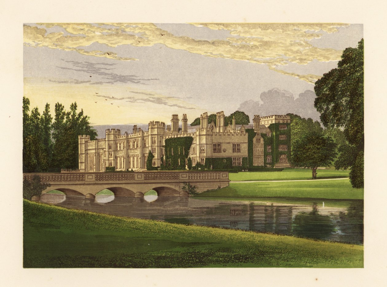 Deene Park, Northamptonshire, England. av Alexander Francis (after) Lydon