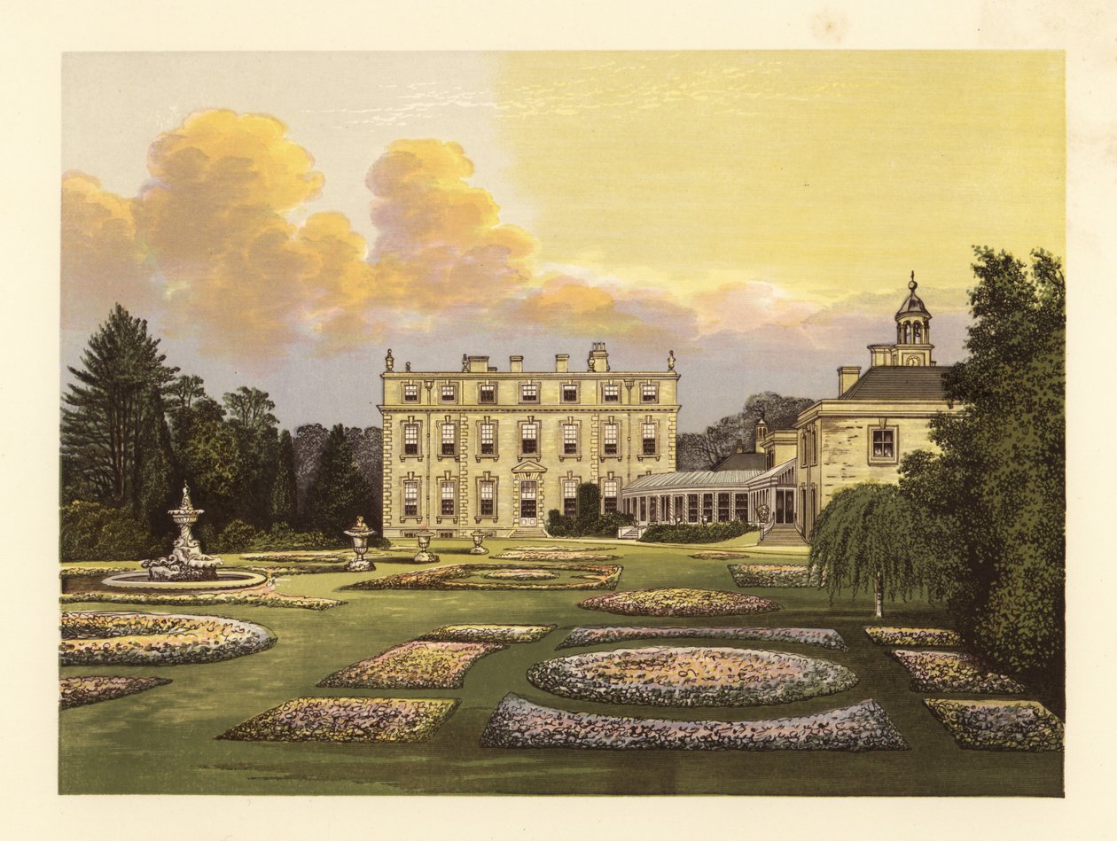 Ditchley House and Gardens, Oxfordshire, England. av Alexander Francis (after) Lydon