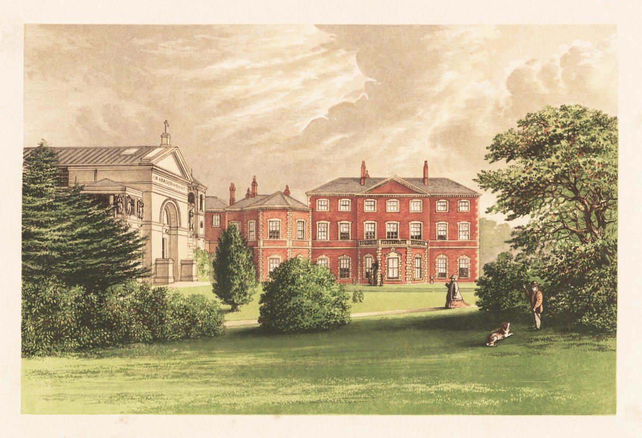 Everingham Park, Yorkshire, England. av Alexander Francis (after) Lydon