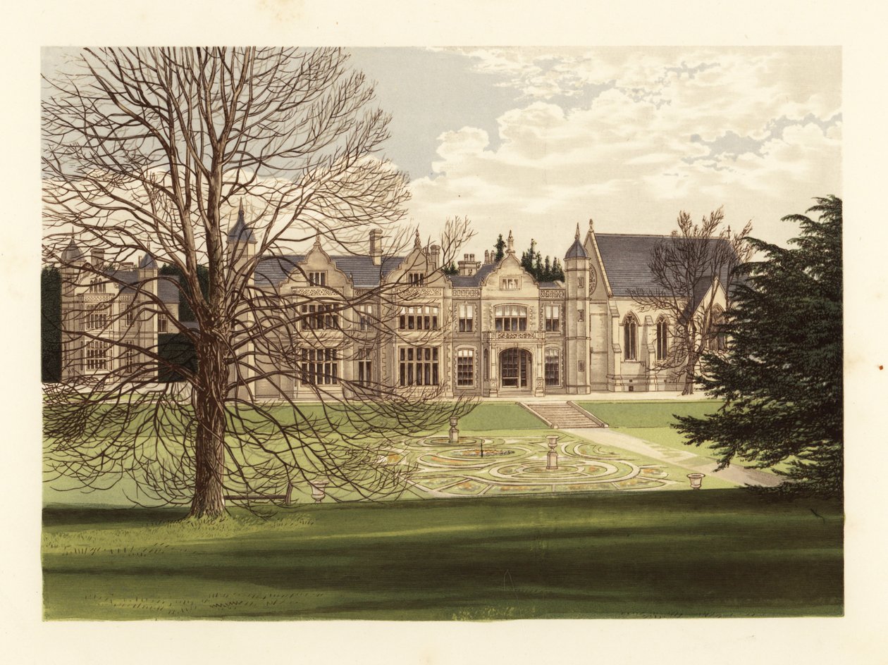 Exton House, Rutlandshire, England. av Alexander Francis (after) Lydon
