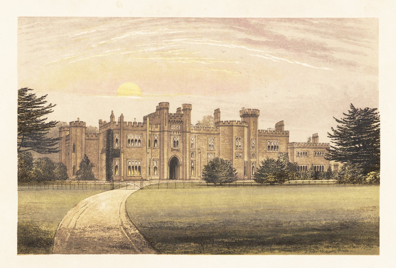Garnstone, Herefordshire, England. ,1880 (gravering) av Alexander Francis (after) Lydon