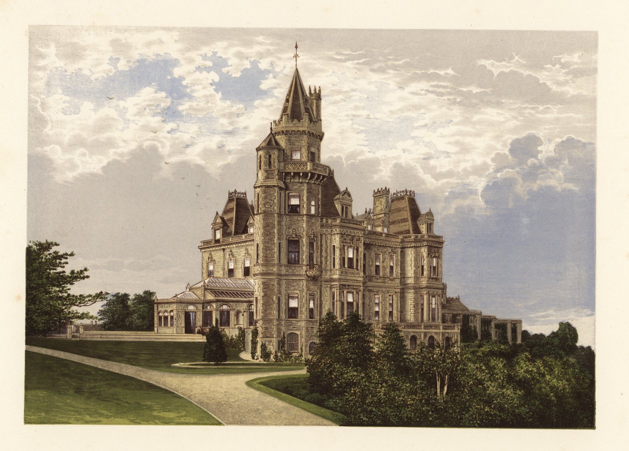 Normanhurst, Sussex, England. ,1880 (gravering) av Alexander Francis (after) Lydon