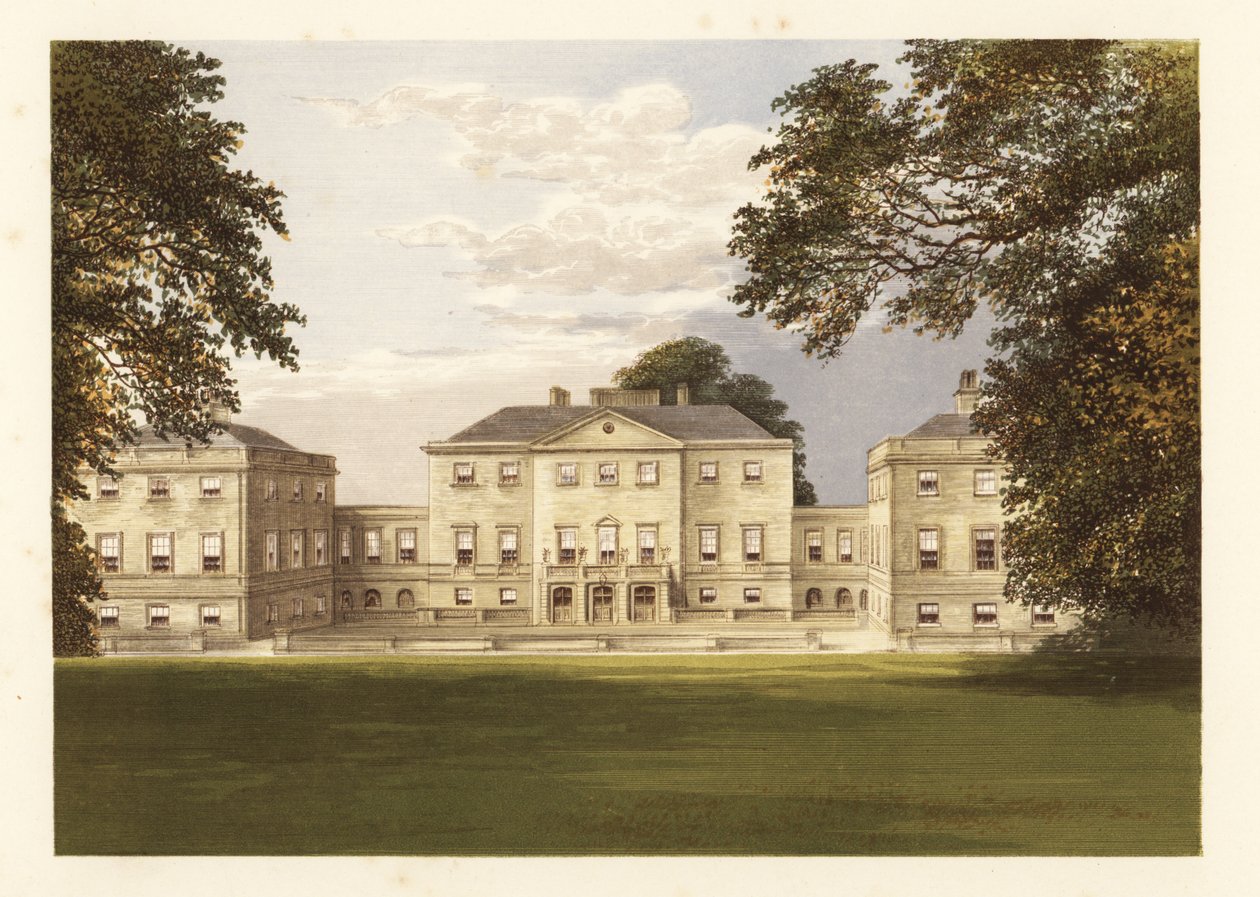 Nuneham Park, Berkshire, England. ,1880 (gravering) av Alexander Francis (after) Lydon
