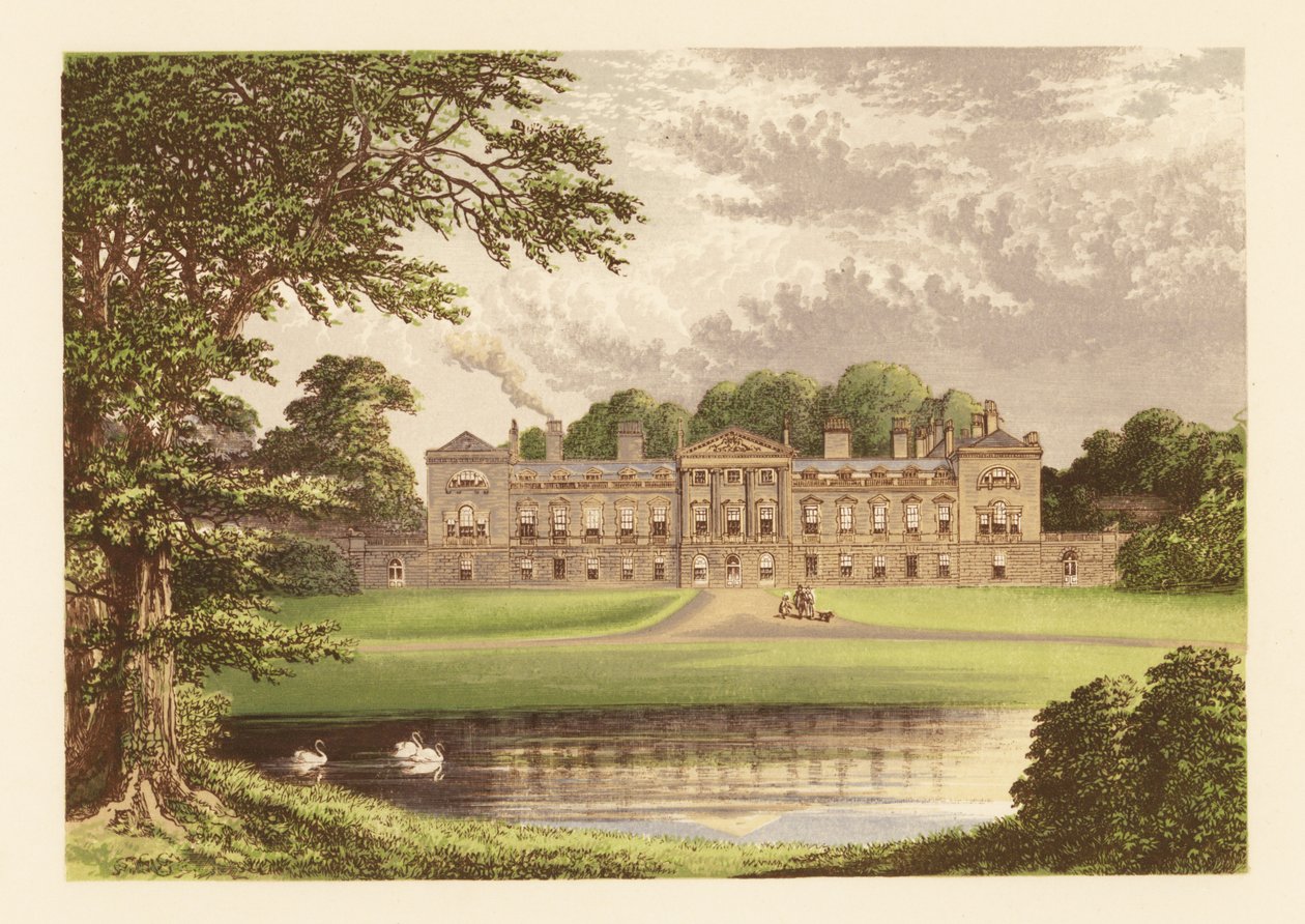 Woburn Abbey, Bedfordshire, England. av Alexander Francis (after) Lydon