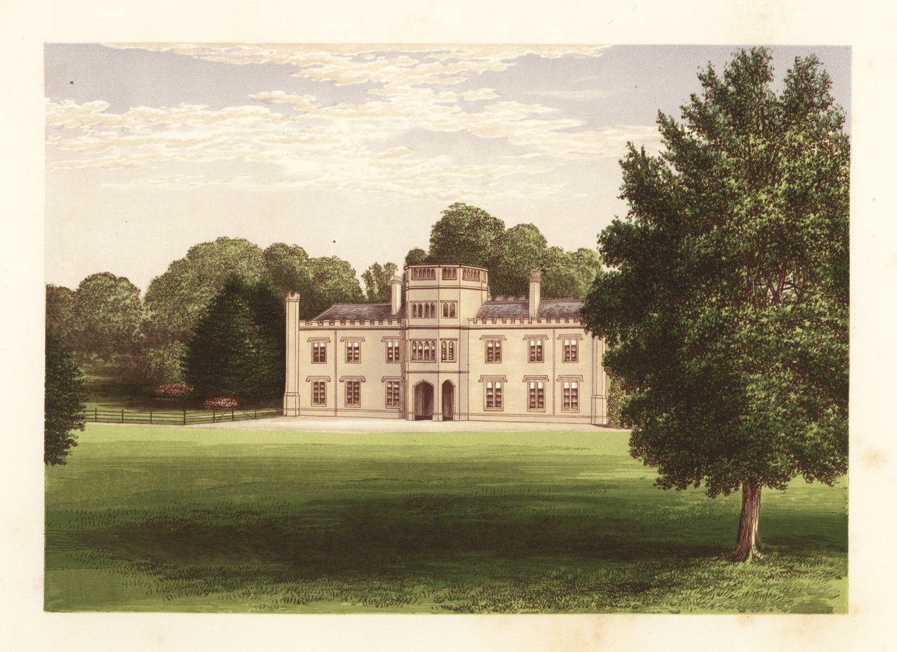 Wolseley Hall, Staffordshire, England. av Alexander Francis (after) Lydon
