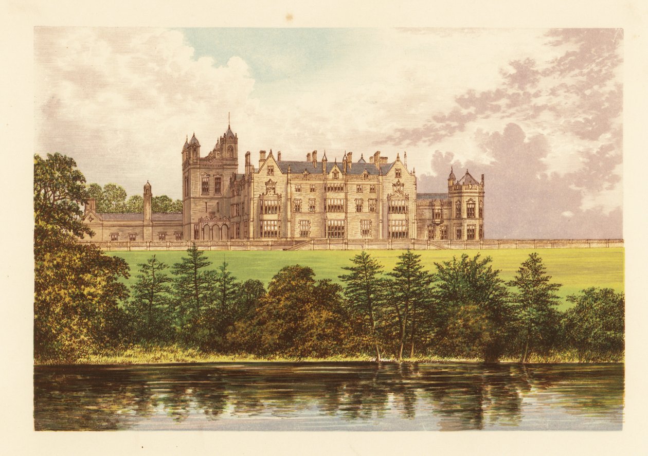 Worsley New Hall, Lancashire, England. av Alexander Francis (after) Lydon