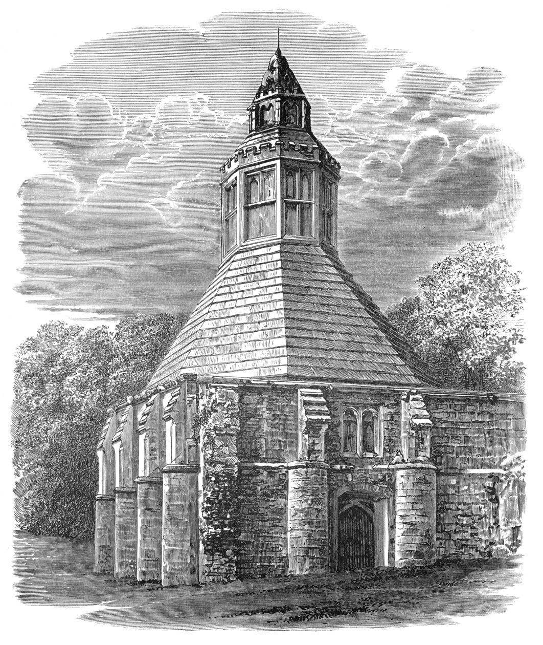 Abbots Kitchen, Glastonbury Abbey, c1880, 1897 av Alexander Francis Lydon
