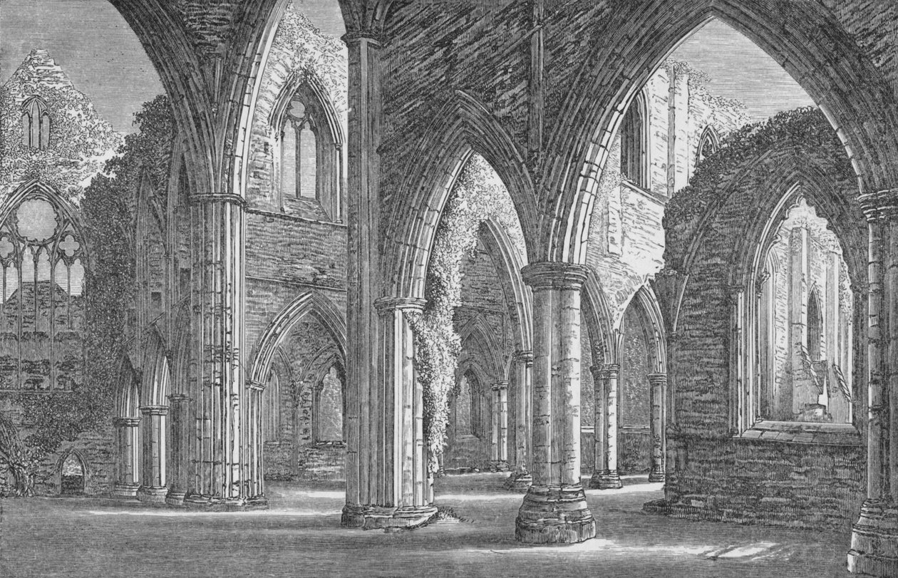 Fra South Transept, Tintern Abbey, c1885, 1897 av Alexander Francis Lydon