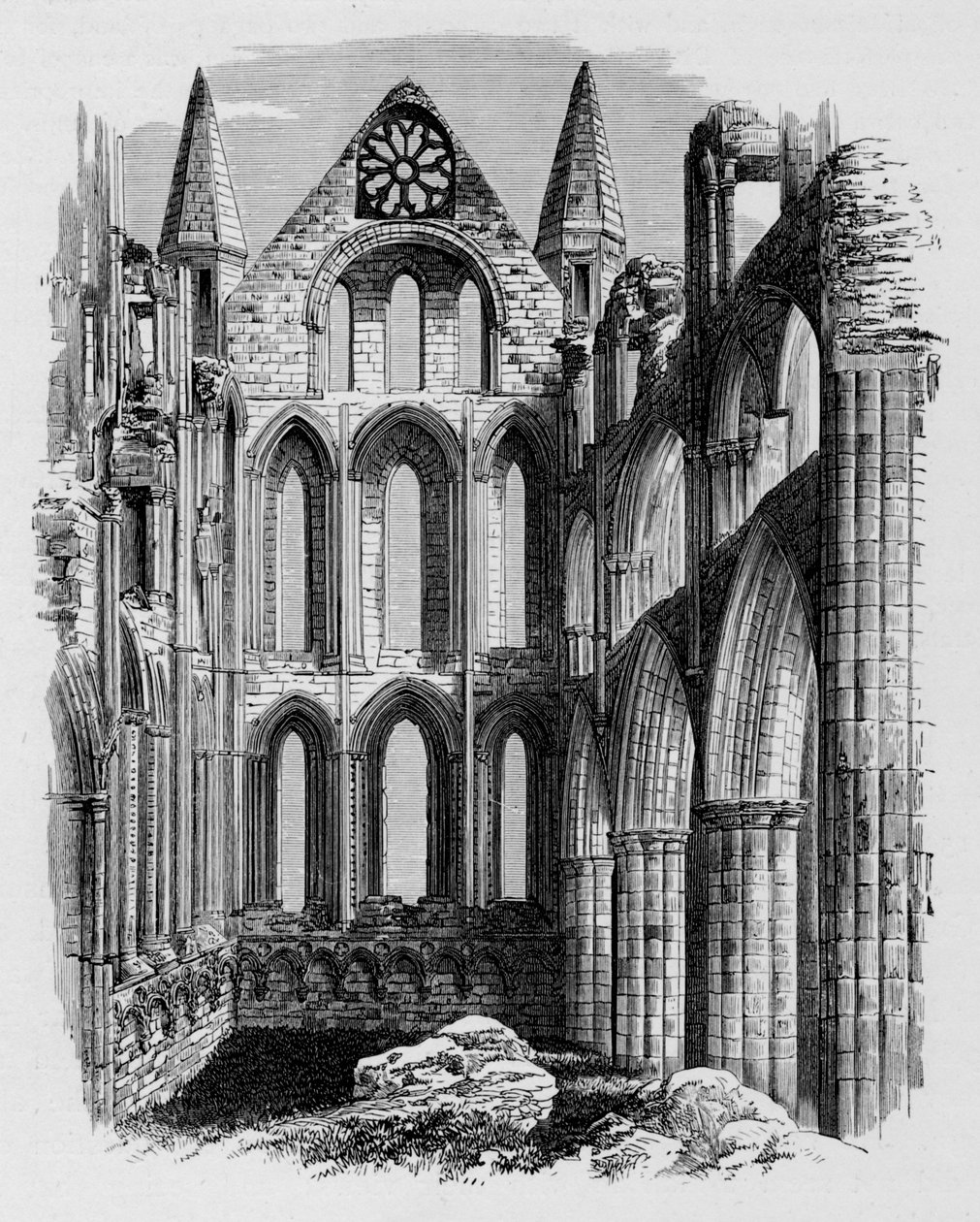 North Transept, Whitby Abbey, c1880, 1897 av Alexander Francis Lydon