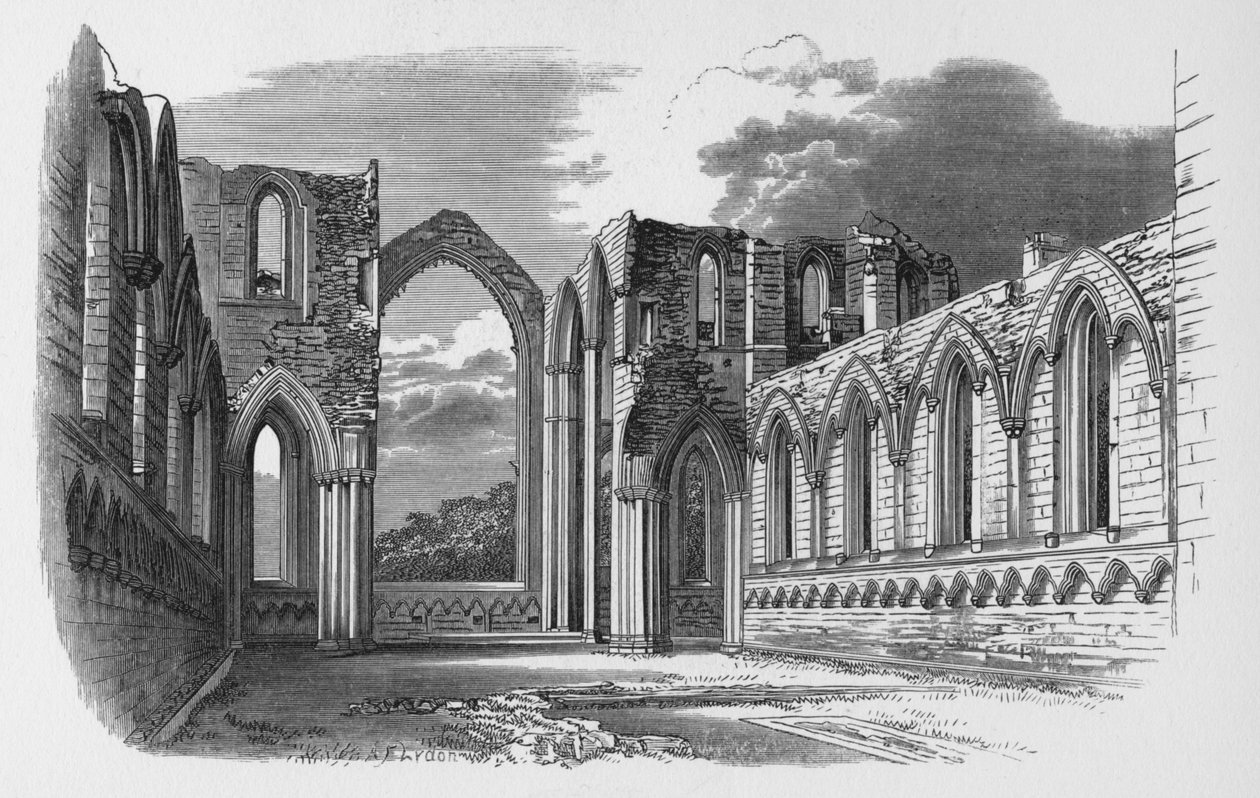 Koret, Fountains Abbey, c1880, 1897 av Alexander Francis Lydon