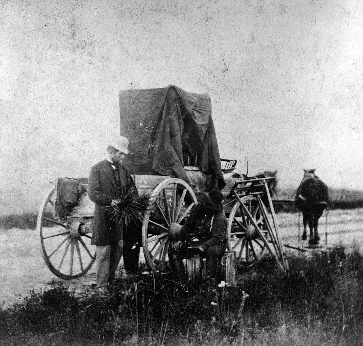 Alexander Gardners mørkerom på hjul, 1867 av Alexander Gardner