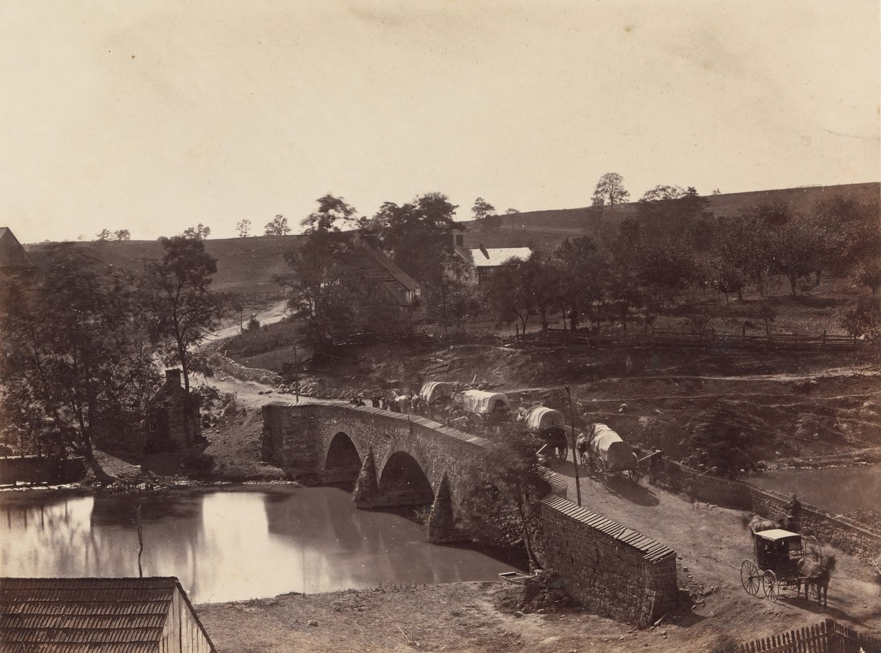 Antietam Bridge, On the Sharpsburgh and Boonsboro Turnpike, nr. 3, september 1862, 1862. av Alexander Gardner