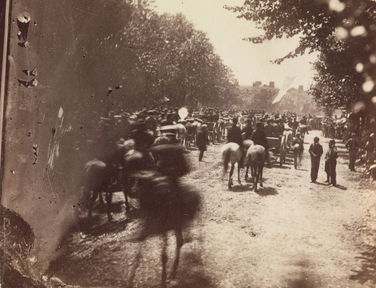 [Grand Army Review, Pennsylvania Avenue, Washington], 23. eller 24. mai 1865. av Alexander Gardner