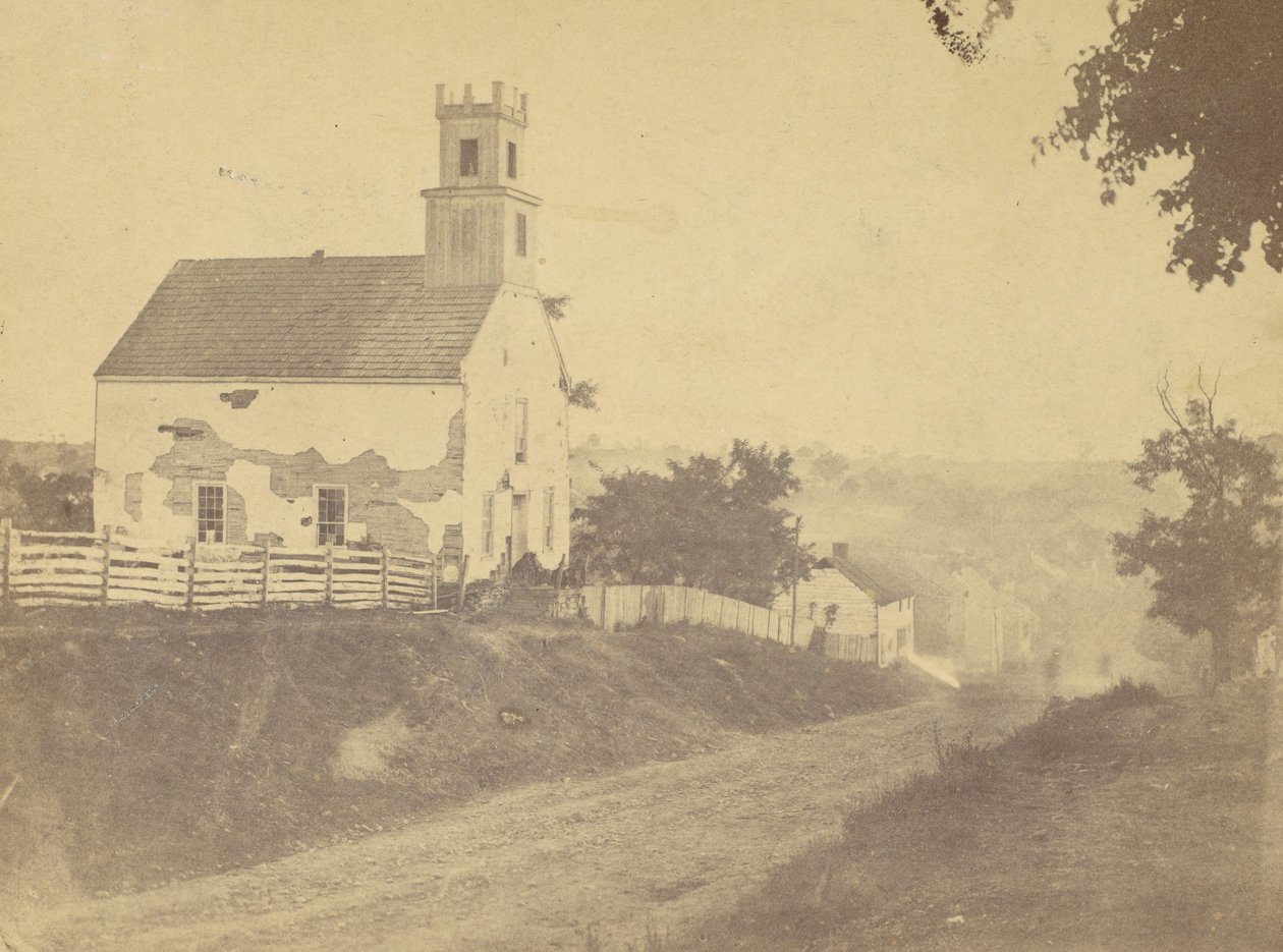 Lutheran Church, Sharpsburgh, Maryland, september 1862, 1862. av Alexander Gardner