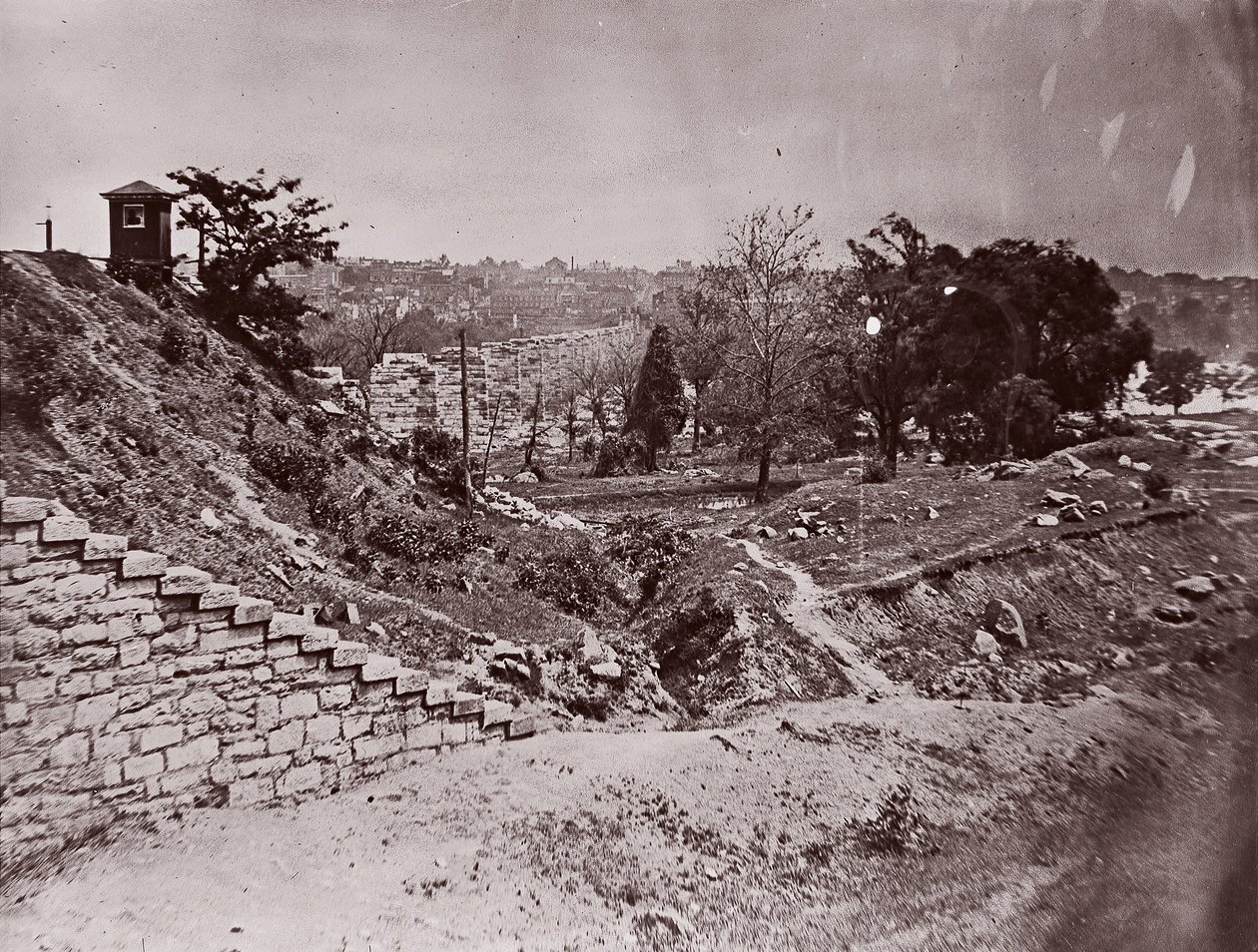 Ruinene av R & P Railroad Bridge, Richmond, ca. 1865. av Alexander Gardner