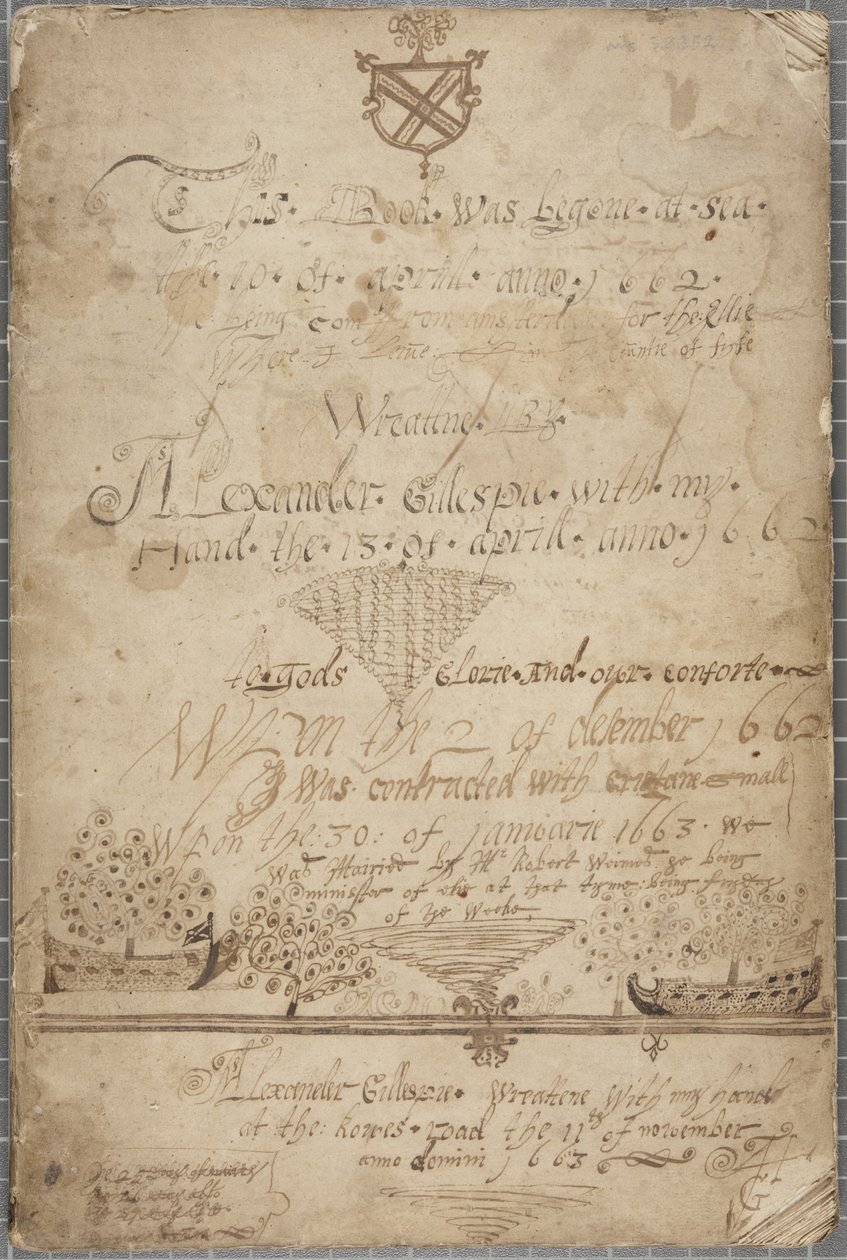 Journal of Alexander Gillespie, 1662-85 av Alexander Gillespie