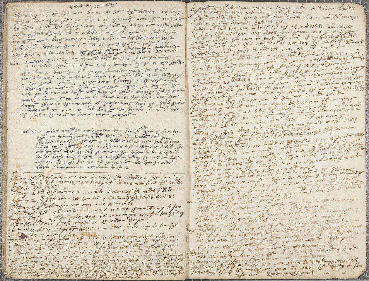 Journal of Alexander Gillespie, 1662 av Alexander Gillespie