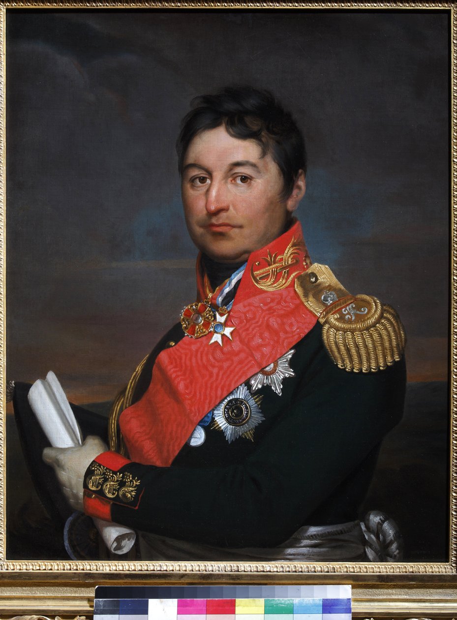 General Alexandre Dmitrievitch Balachov - Portrett av general Alexander Dmitriyevich Balashov (1770-1837) - Alexander Grigoryevich Varnek (1782-1843). Olje på lerret av Alexander Grigoryevich Vanek