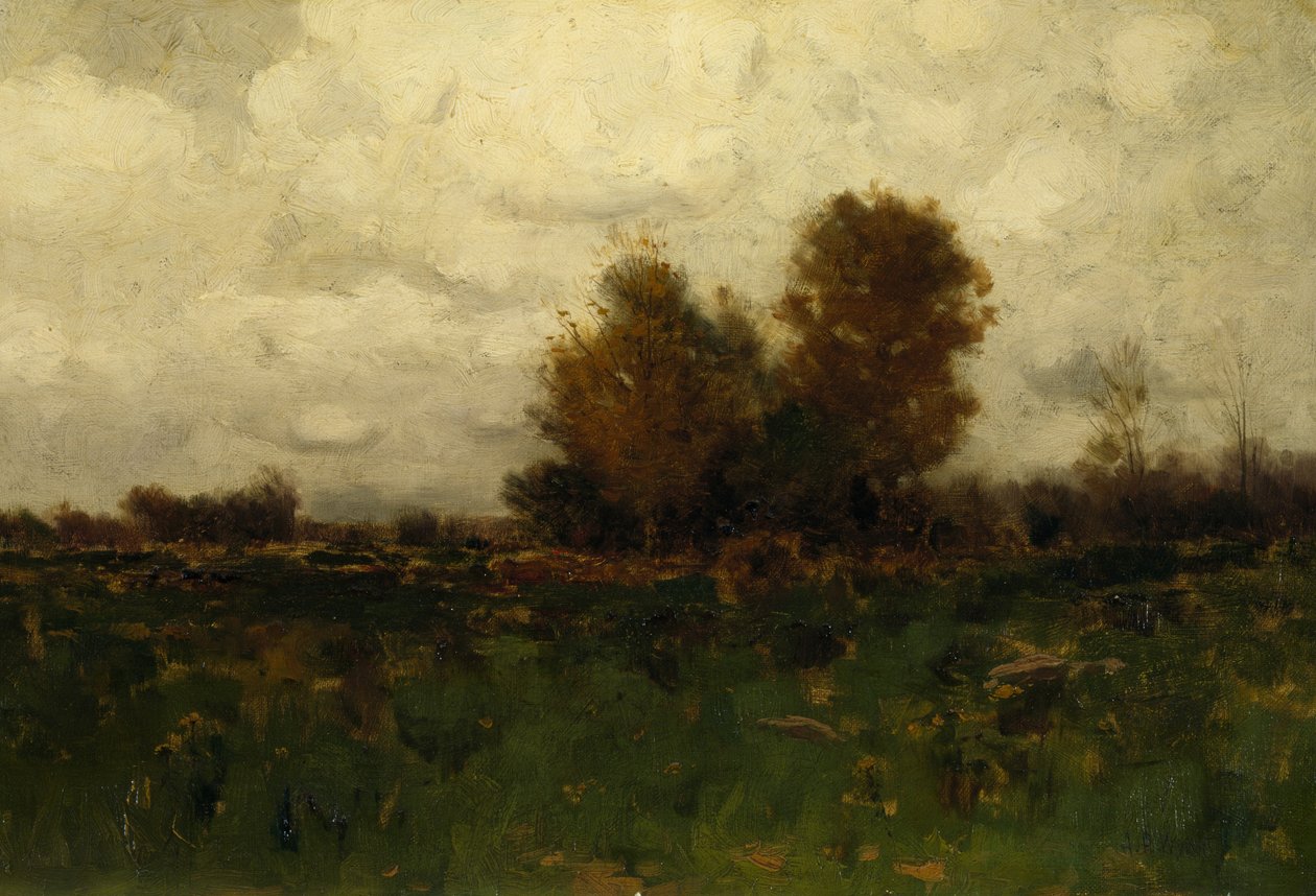 Høst i Arkville (olje på lerret) av Alexander Helwig Wyant