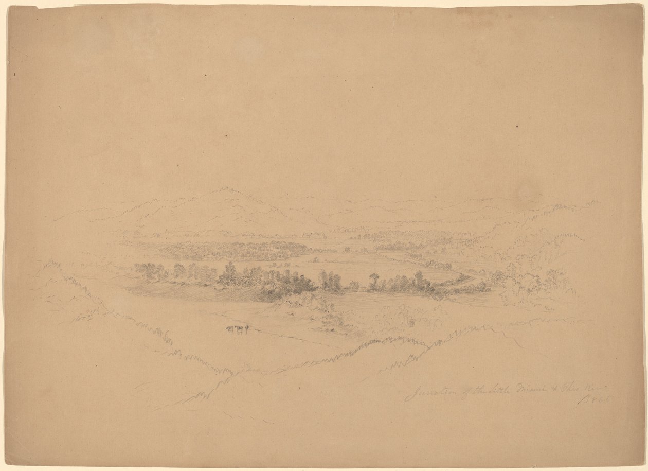 Miami og Ohio Rivers av Alexander Helwig Wyant