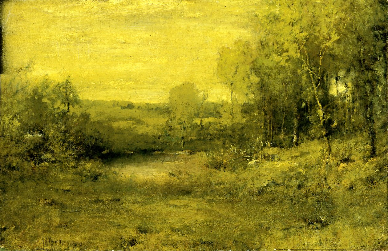 Vår, midten av slutten av 1800-tallet. av Alexander Helwig Wyant