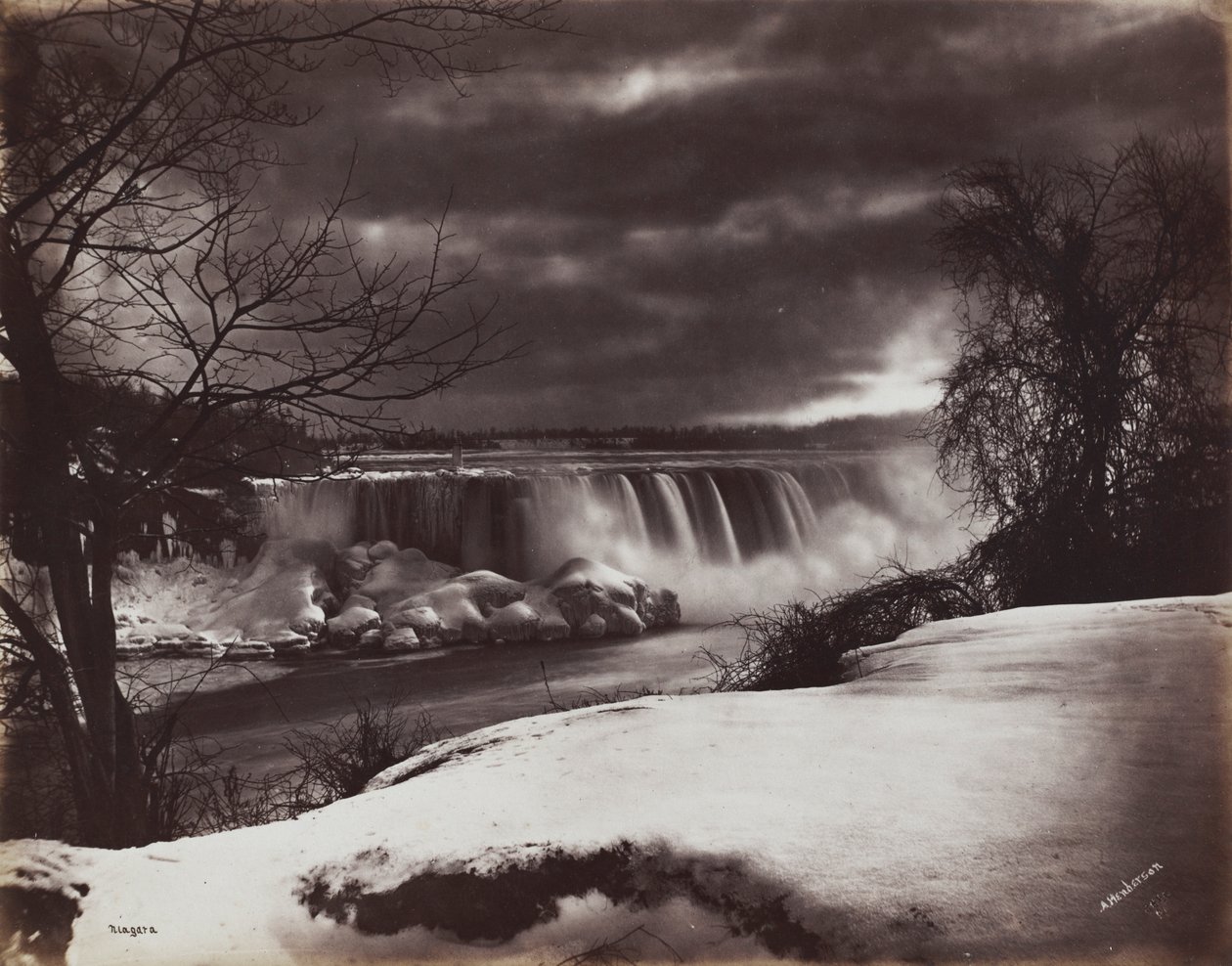 Falls of Niagara, 1860-tallet. av Alexander Henderson