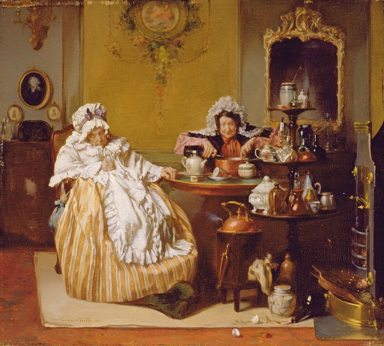 High Tea, 1866 av Alexander Hugo Bakker Korff