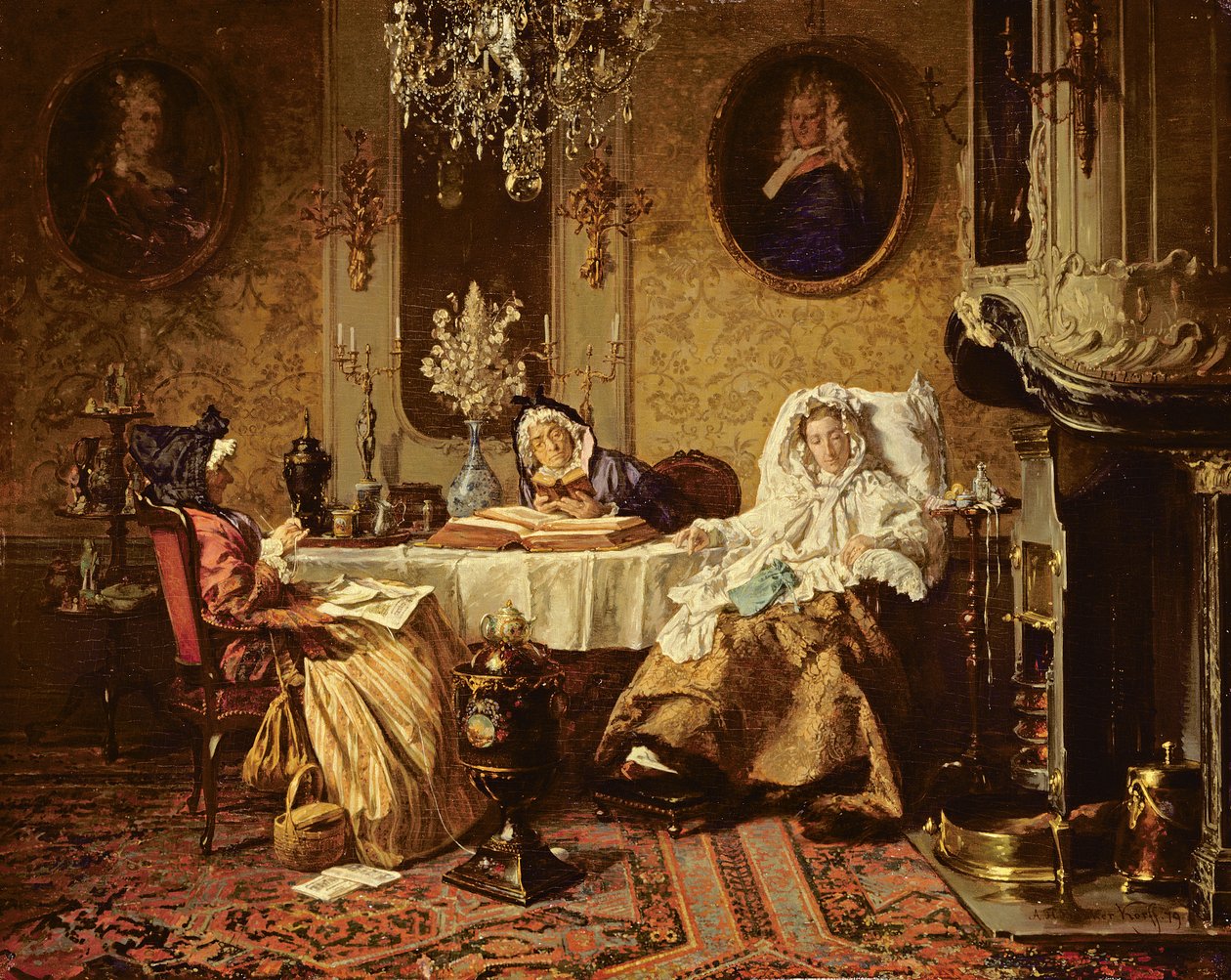 Bibellesningen, 1879 av Alexander Hugo Bakker Korff