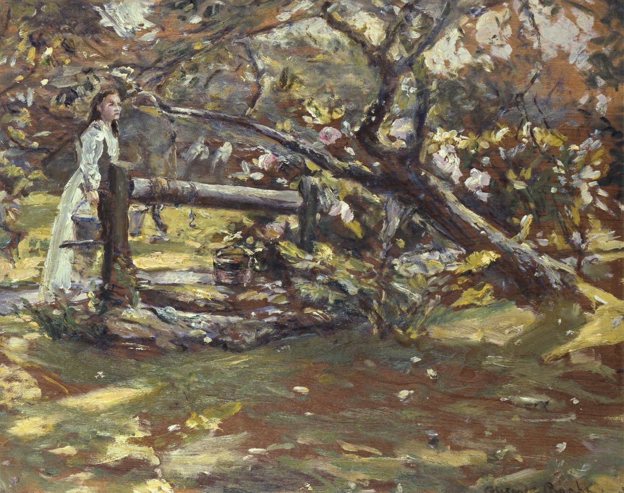 I hagen, ca.1900 av Alexander Ignatius Roche
