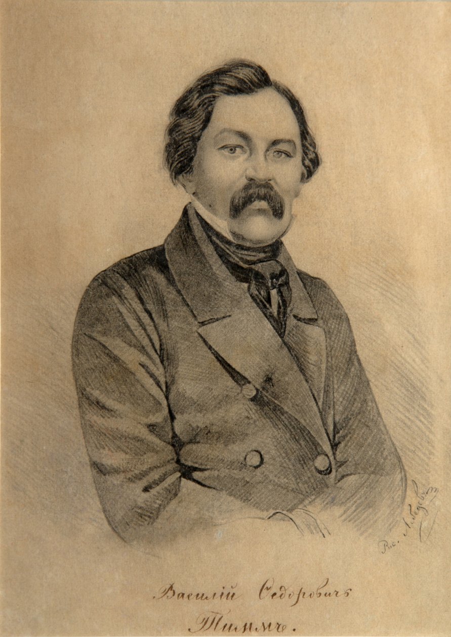 Portrett av maleren Vasily Fyodorovich Georg Wilhelm Timm 1820-1895 av Alexander Ignatyevich Lebedev