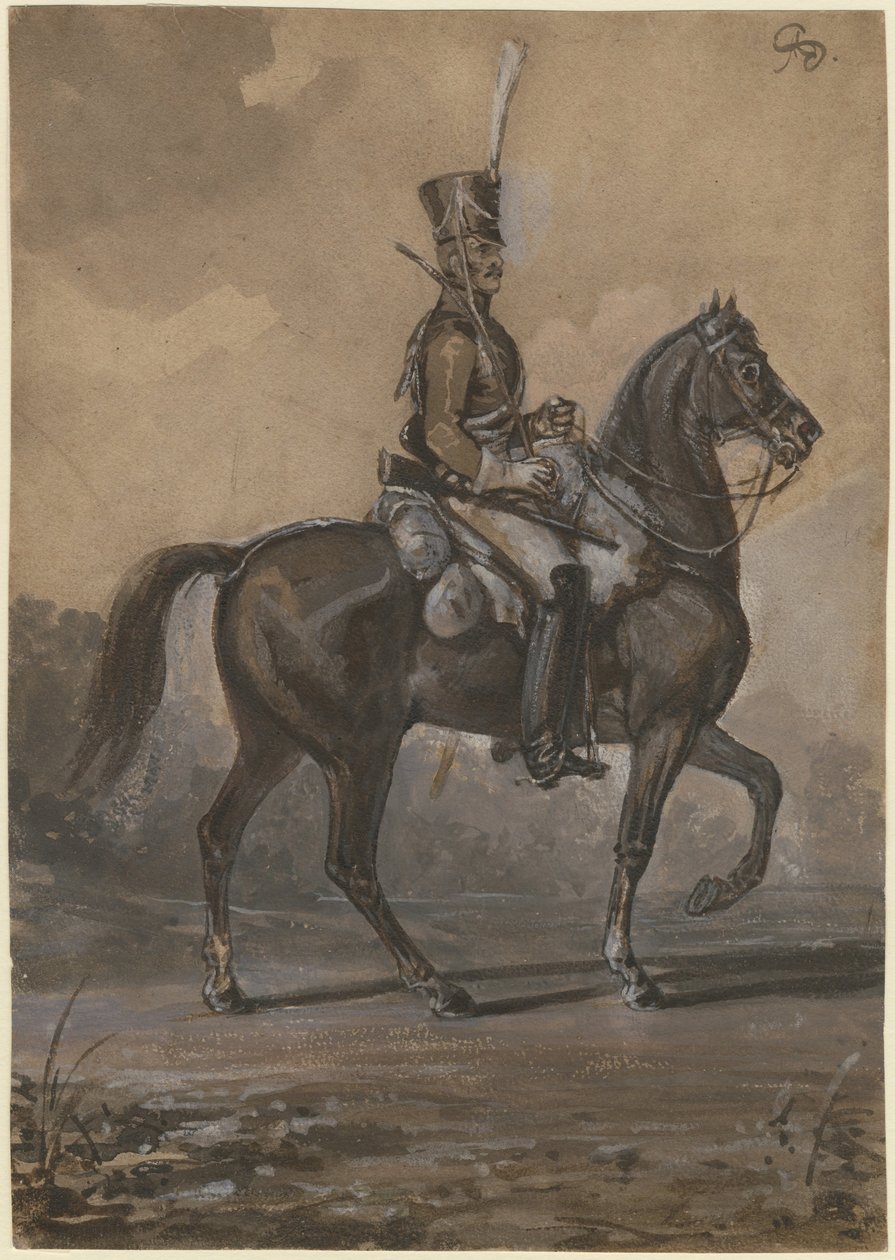Russisk drage, 1820 av Alexander Ivanovich Sauerweid