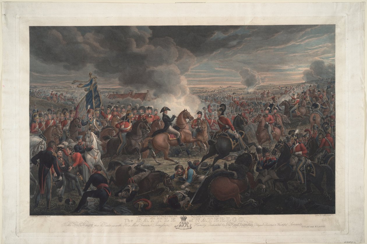 Slaget ved Waterloo av Alexander Ivanovich Sauerweid