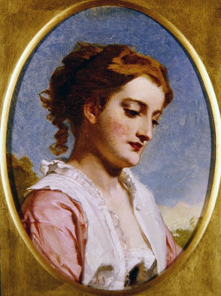 Lucy (olje om bord) av Alexander Johnston