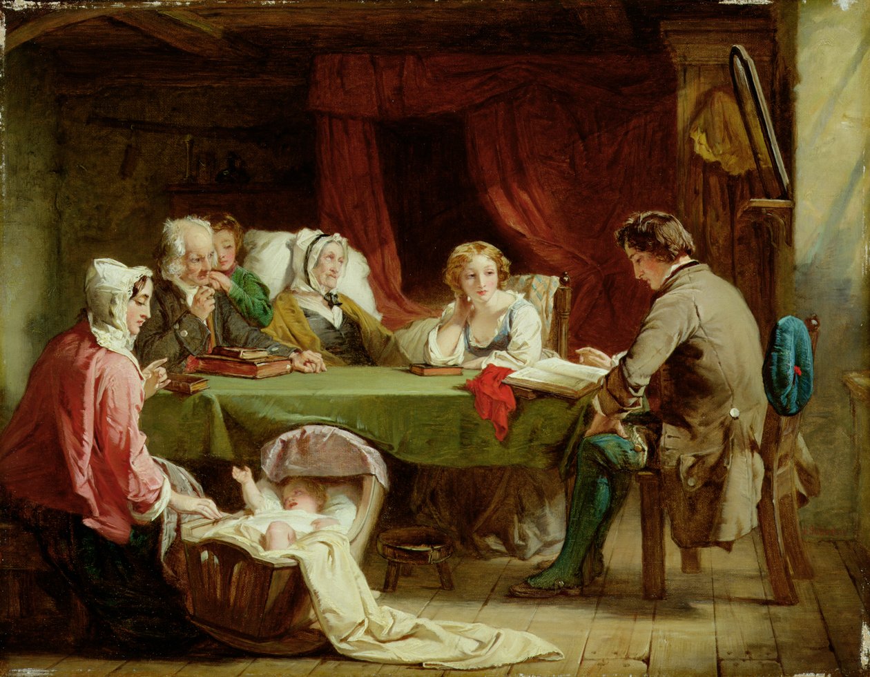 Sabbatsaften (olje på lerret) av Alexander Johnston
