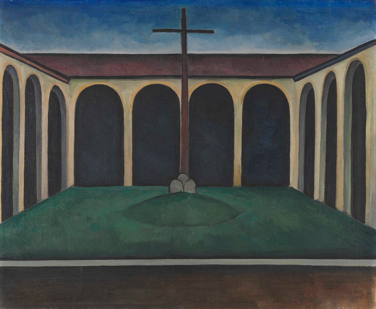 Kloster I, 1913. av Alexander Kanoldt