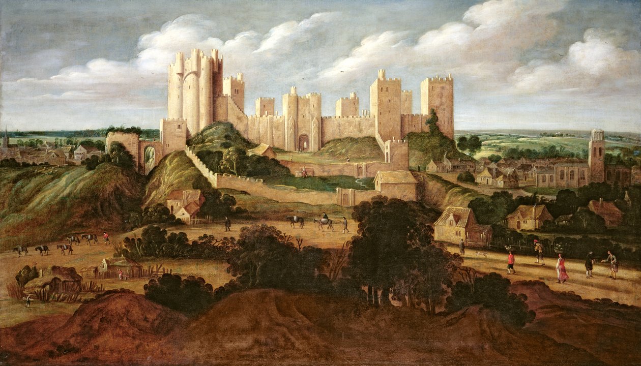Pontefract Castle, ca. 1620-40 av Alexander Keirincx