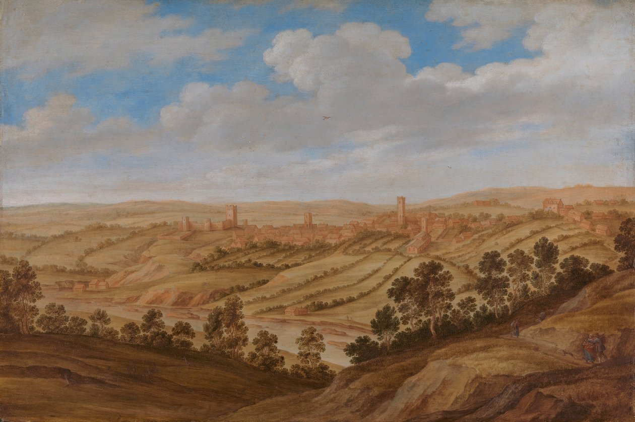 Richmond Castle, Yorkshire av Alexander Keirincx