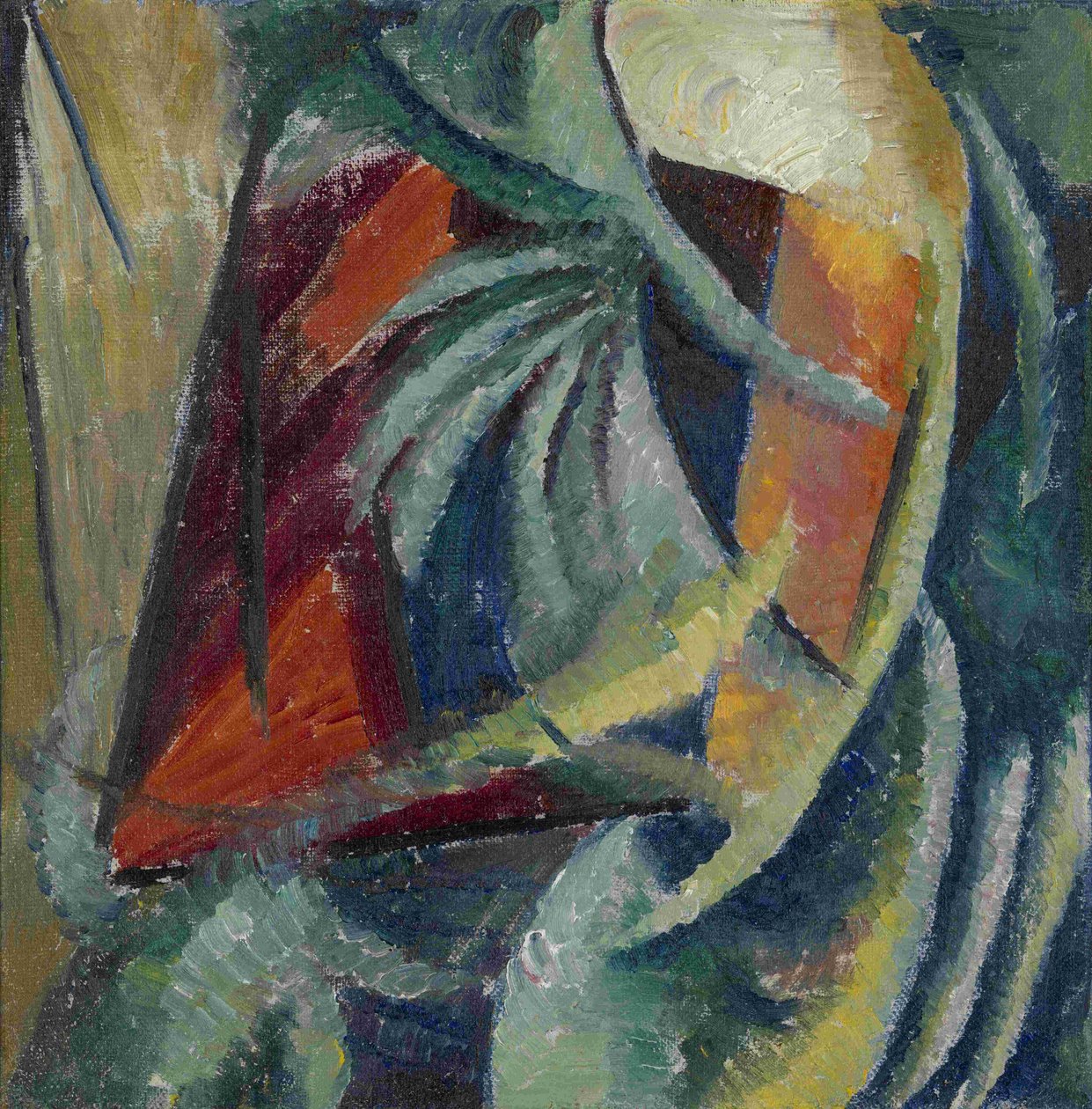 Abstrakt komposisjon, 1913-1914 av Alexander Bogomazov