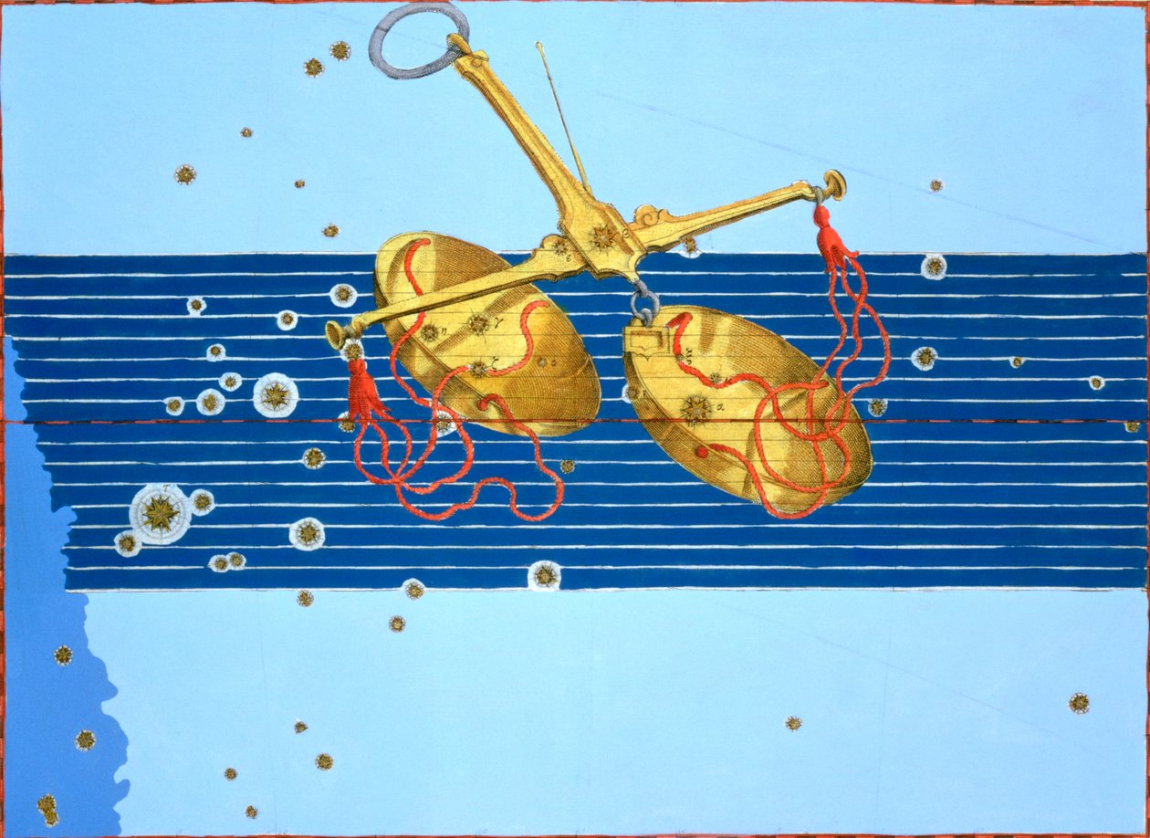 Constellation of Libra, 1603 av Alexander Mair