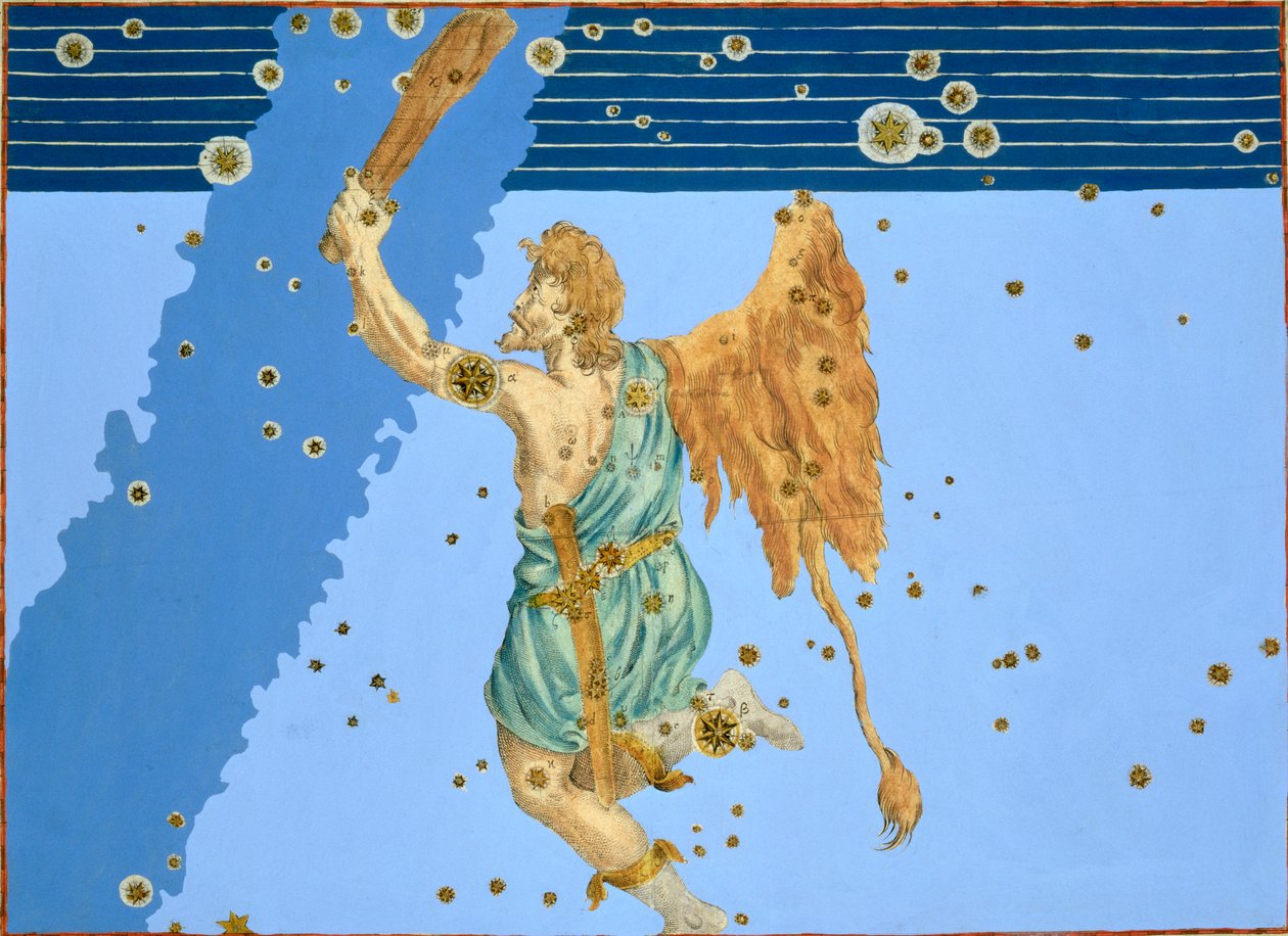 Konstellasjonen Orion, 1603 av Alexander Mair