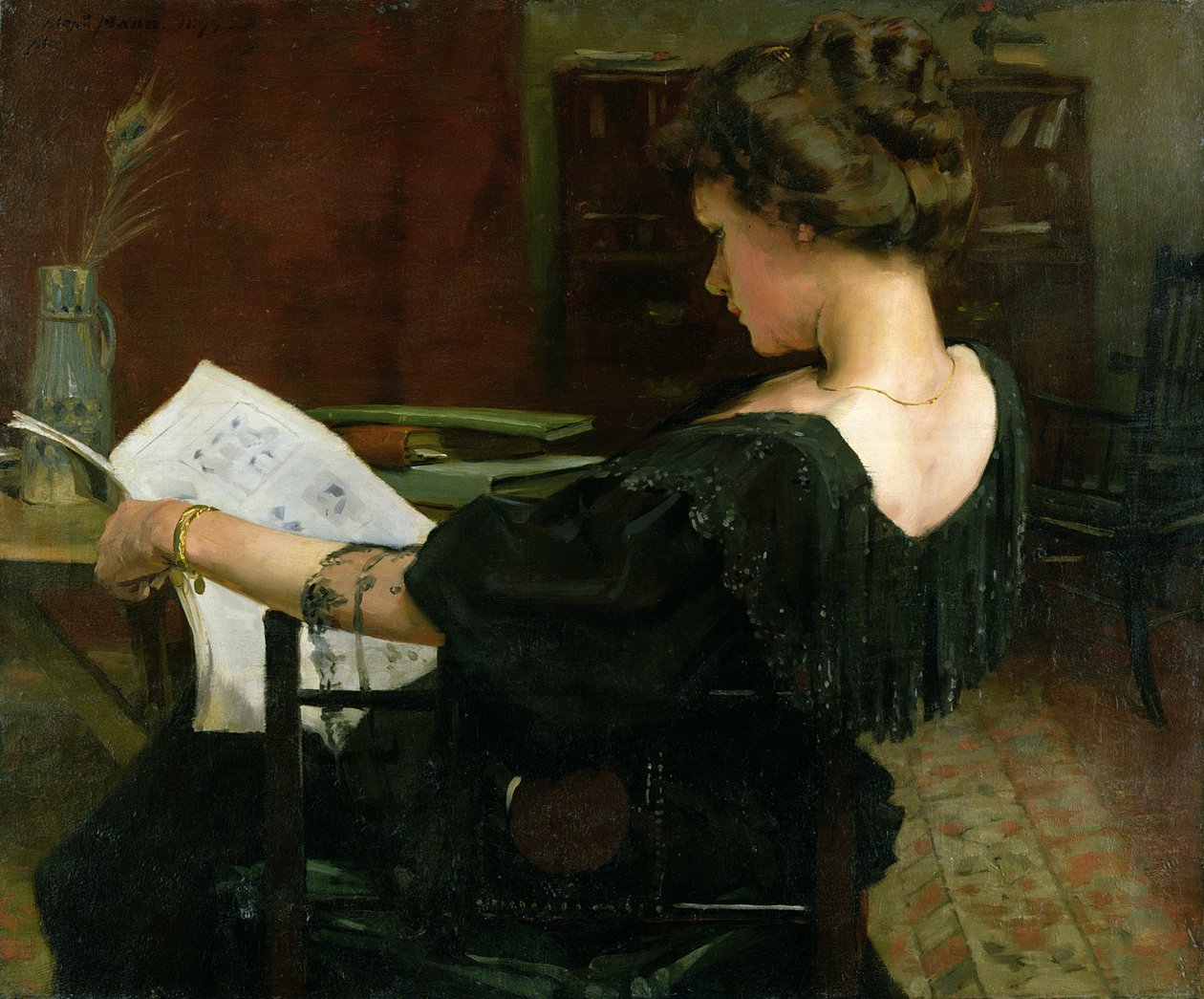 Portrett av Helen Gow av Alexander Mann