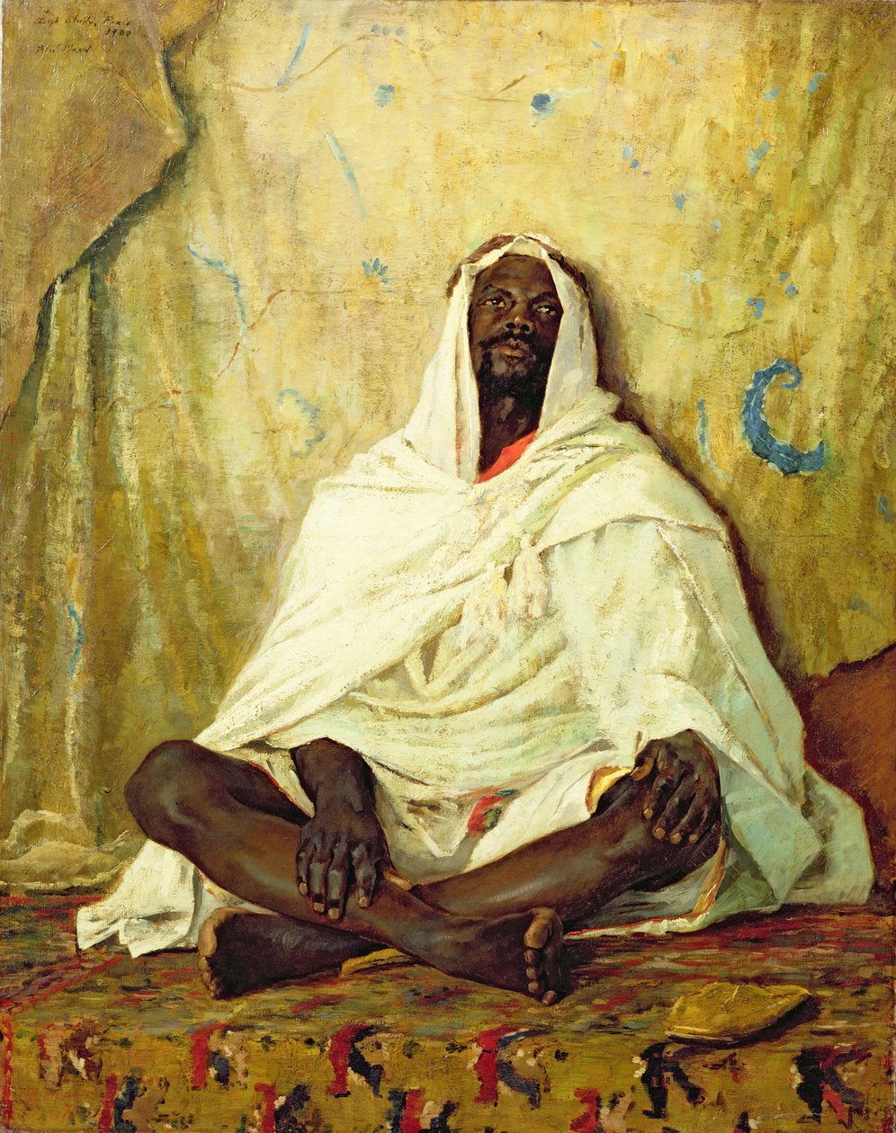 Sittende arabisk av Alexander Mann