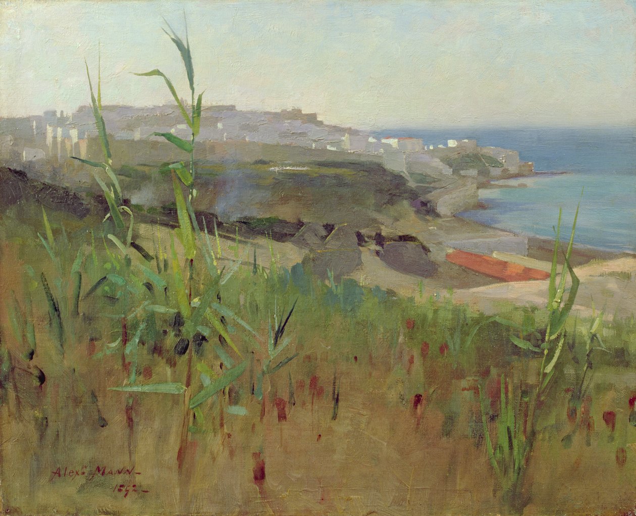 Tangier fra sanddynene, 1892 av Alexander Mann
