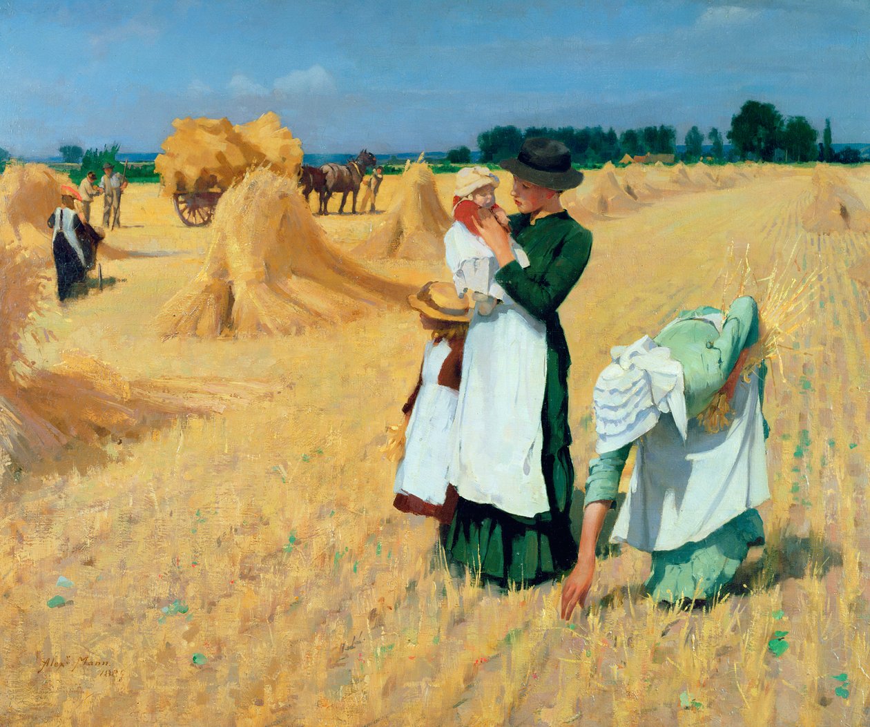 The Gleaners av Alexander Mann