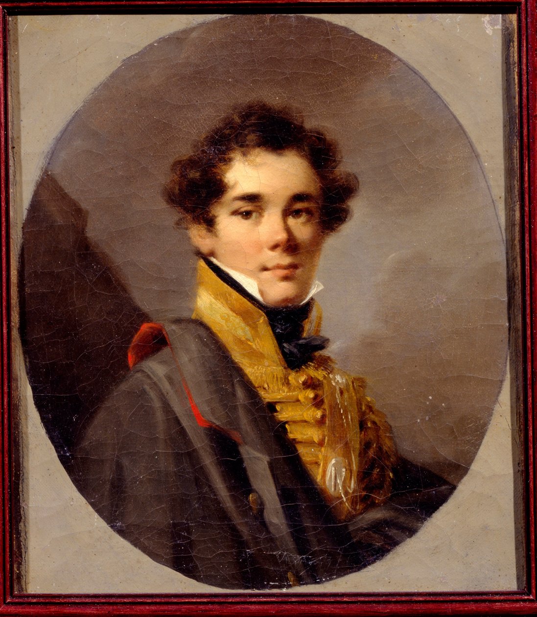 Portrett av grev Vasily Olsufyev (1796-1858). Maleri av Alexander (Alexandre) Molinari (1772-1831), olje på lerret av Alexander Molinari