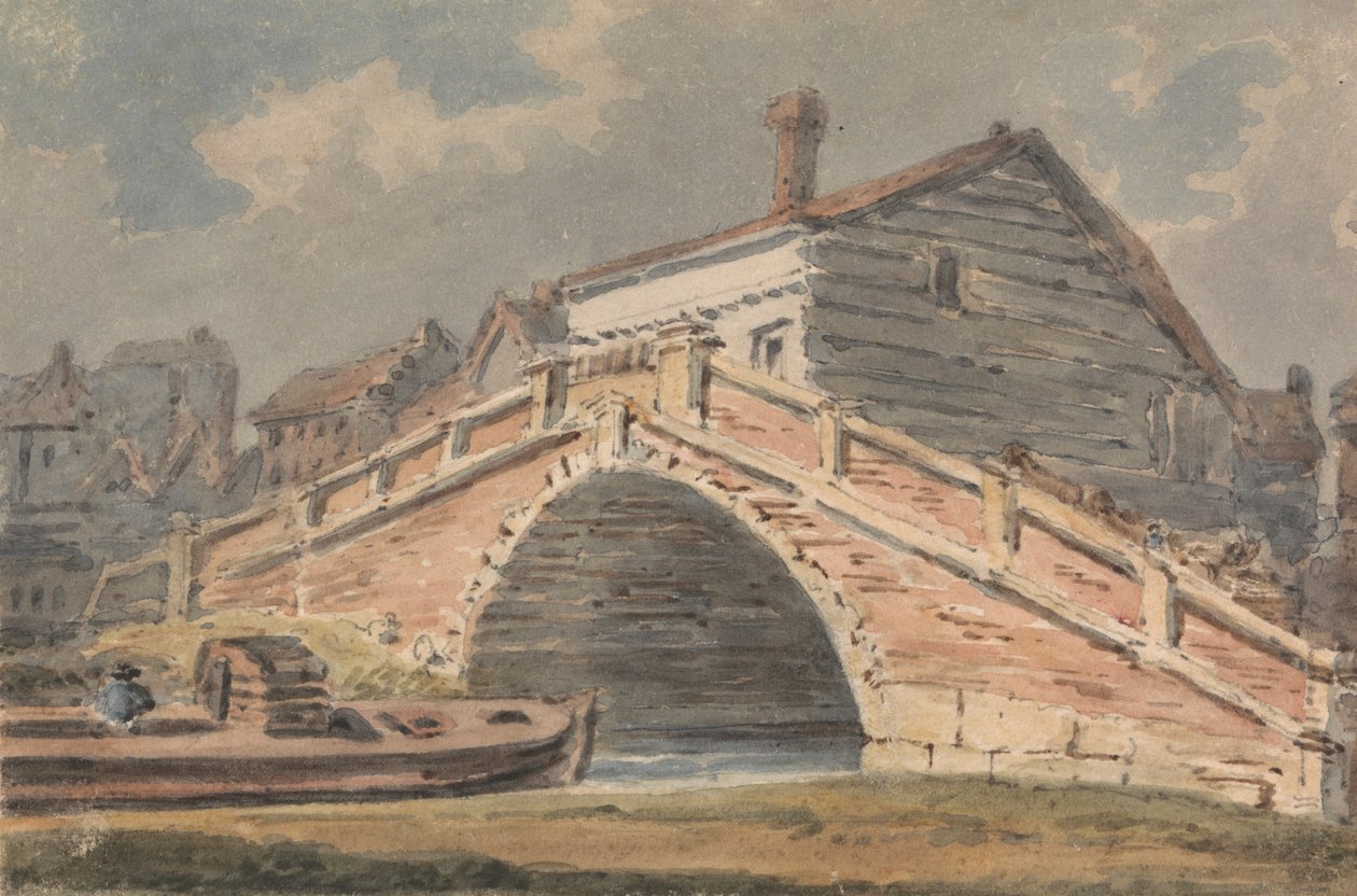 Lewes Bridge, Sussex av Alexander Monro